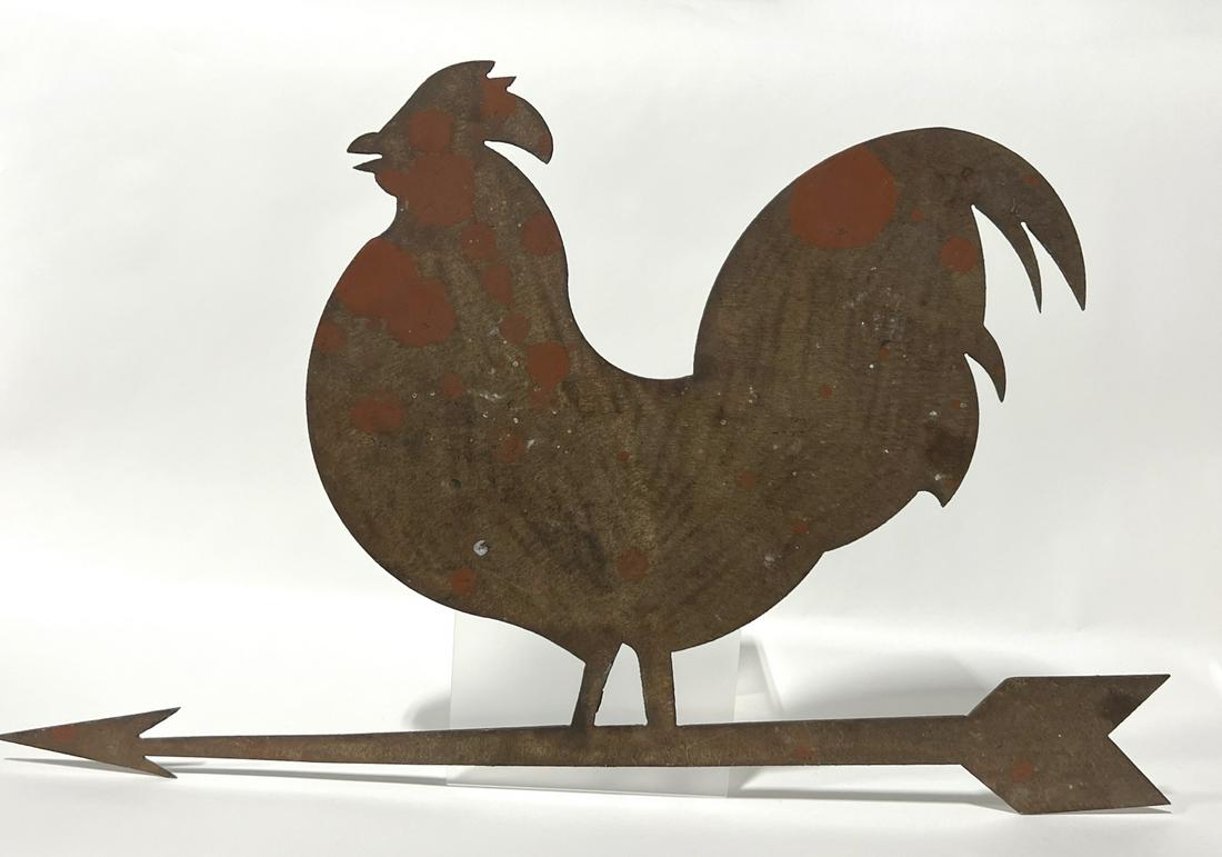 Sheet Iron Rooster Sign (1 of 2)