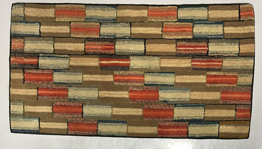 Geometric Hooked Rug (1 of 2)