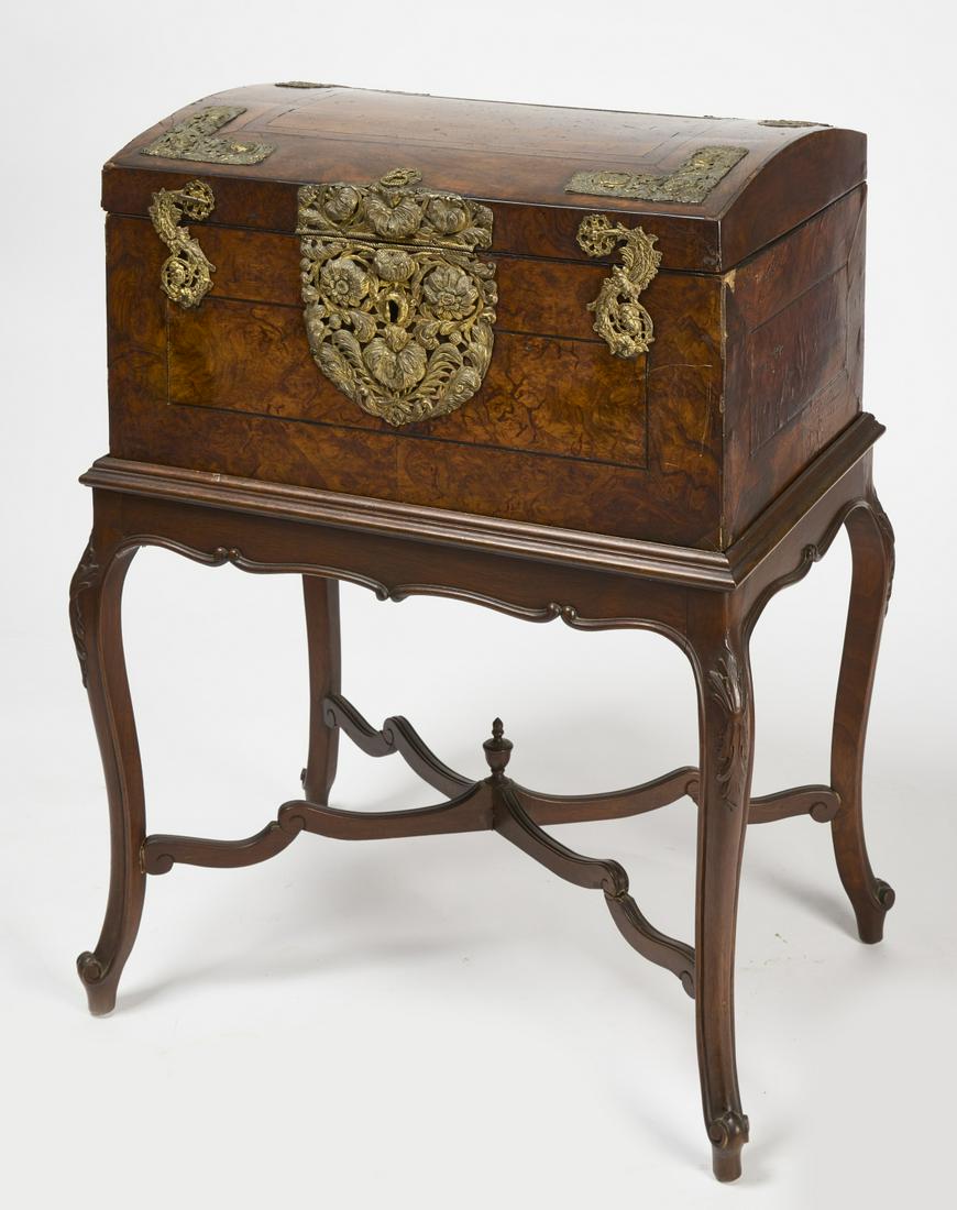 Antique European Chest on Stand (1 of 4)
