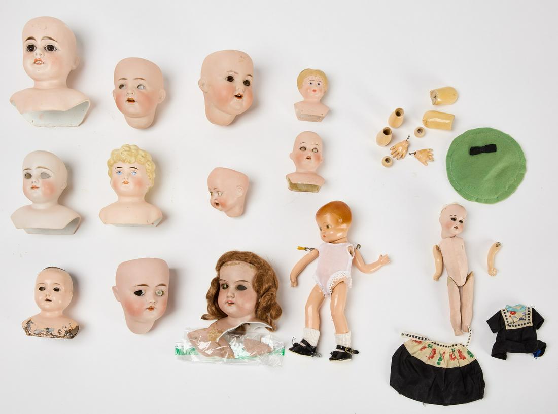 Lot of 16 Dolls and Doll Parts (1 of 2)