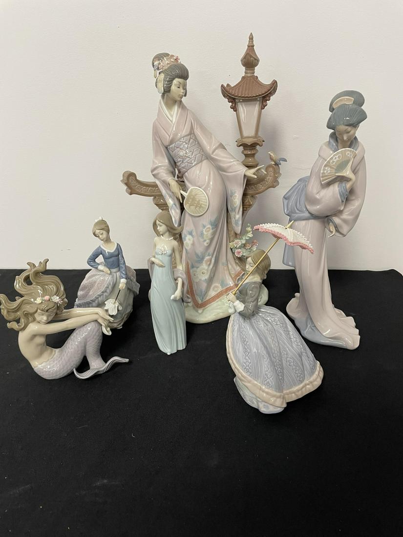 Lot of 6 Lladro Figurines (1 of 3)