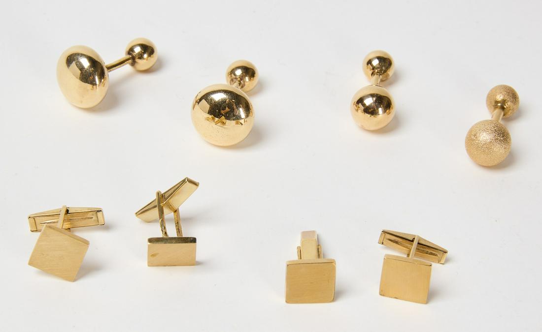 Four Pair of 14K Cufflinks (1 of 1)