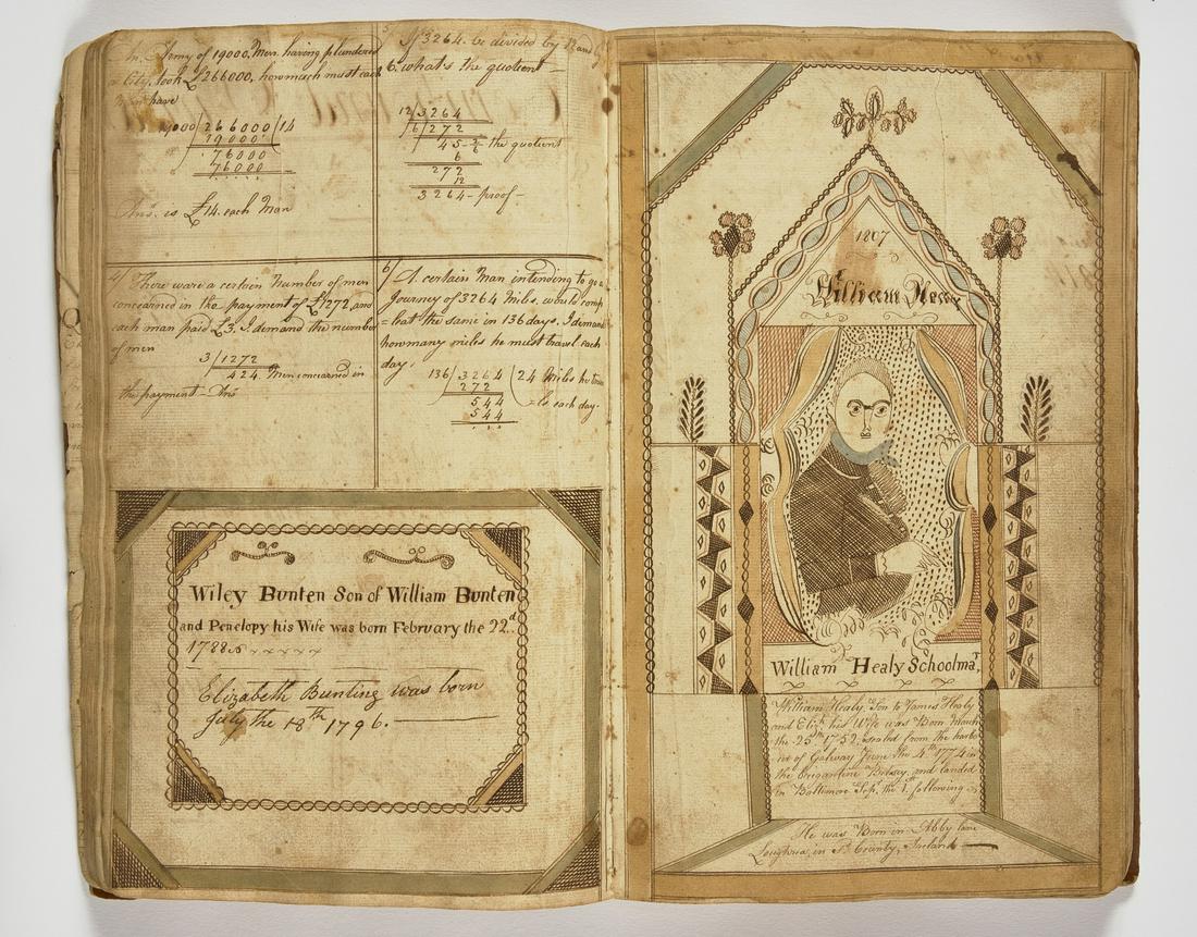 1807 Hand Drawn Book of Measures Ledger (1 of 1)