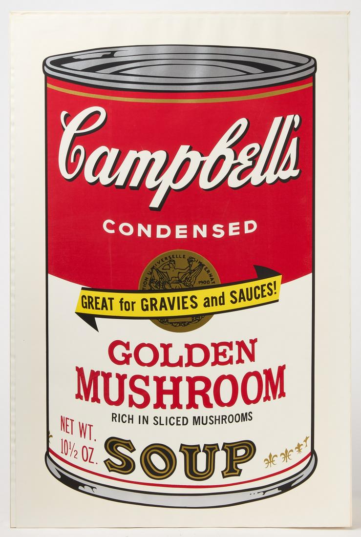 Andy Warhol "Golden Mushroom" Soup Can (1 of 5)