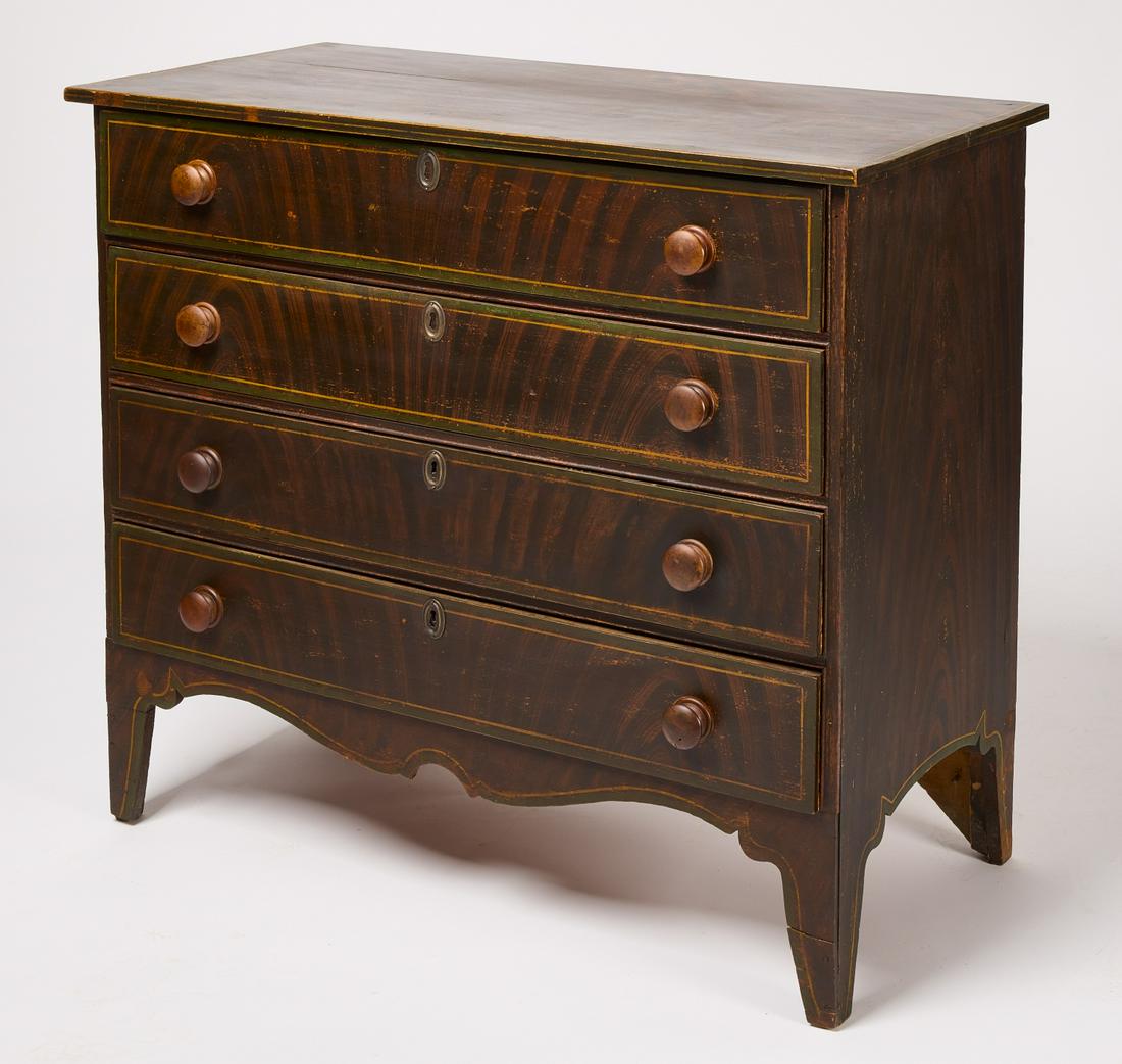 Paint-Decorated Chest of Drawers (1 of 5)