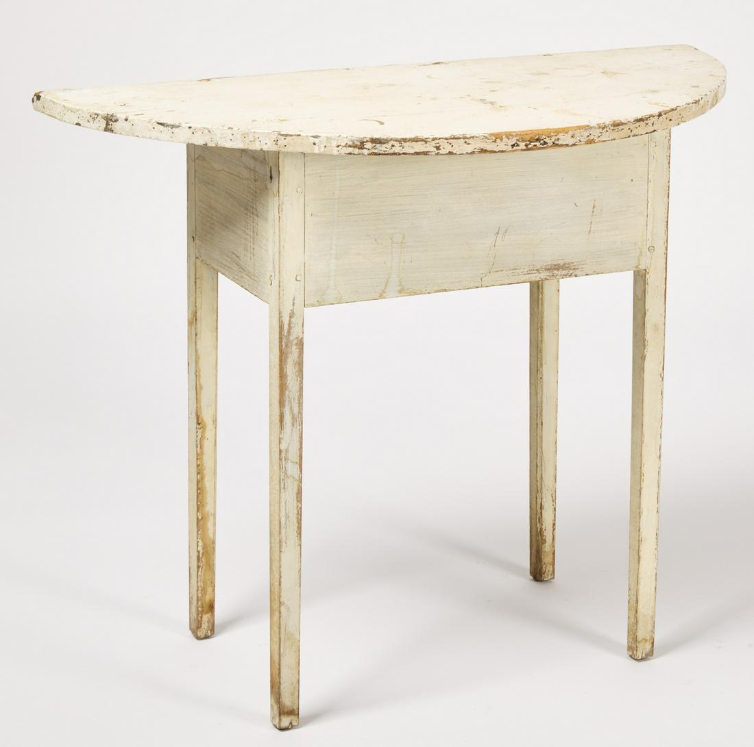 Painted Demi-Lune Table (1 of 5)