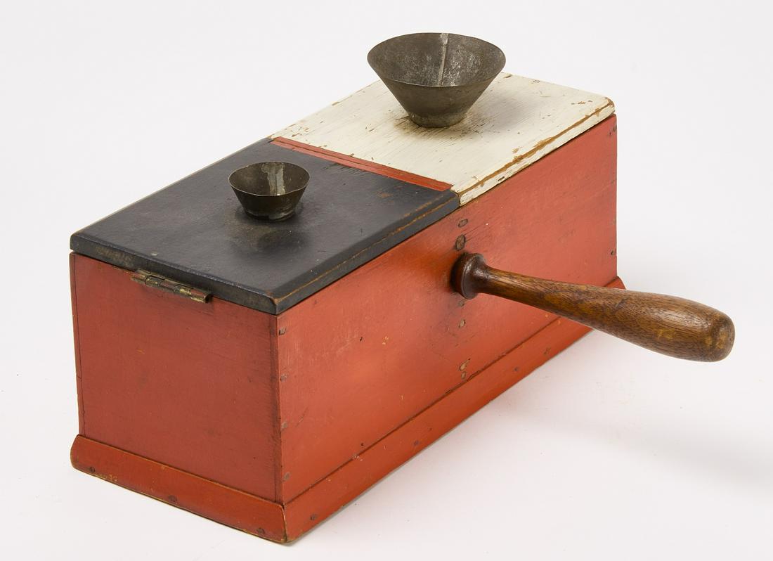 Ballot Box in Red White and Blue Paint (1 of 4)