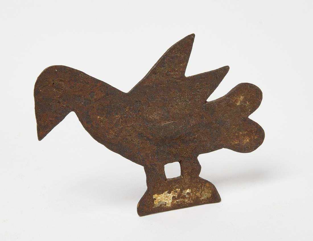 Wrought Iron Bird Light Holder (1 of 2)