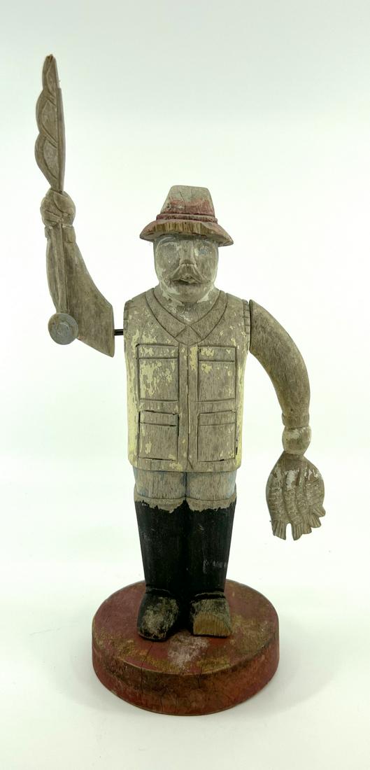 Whirligig Figure of a Nantucket Fisherman (1 of 5)