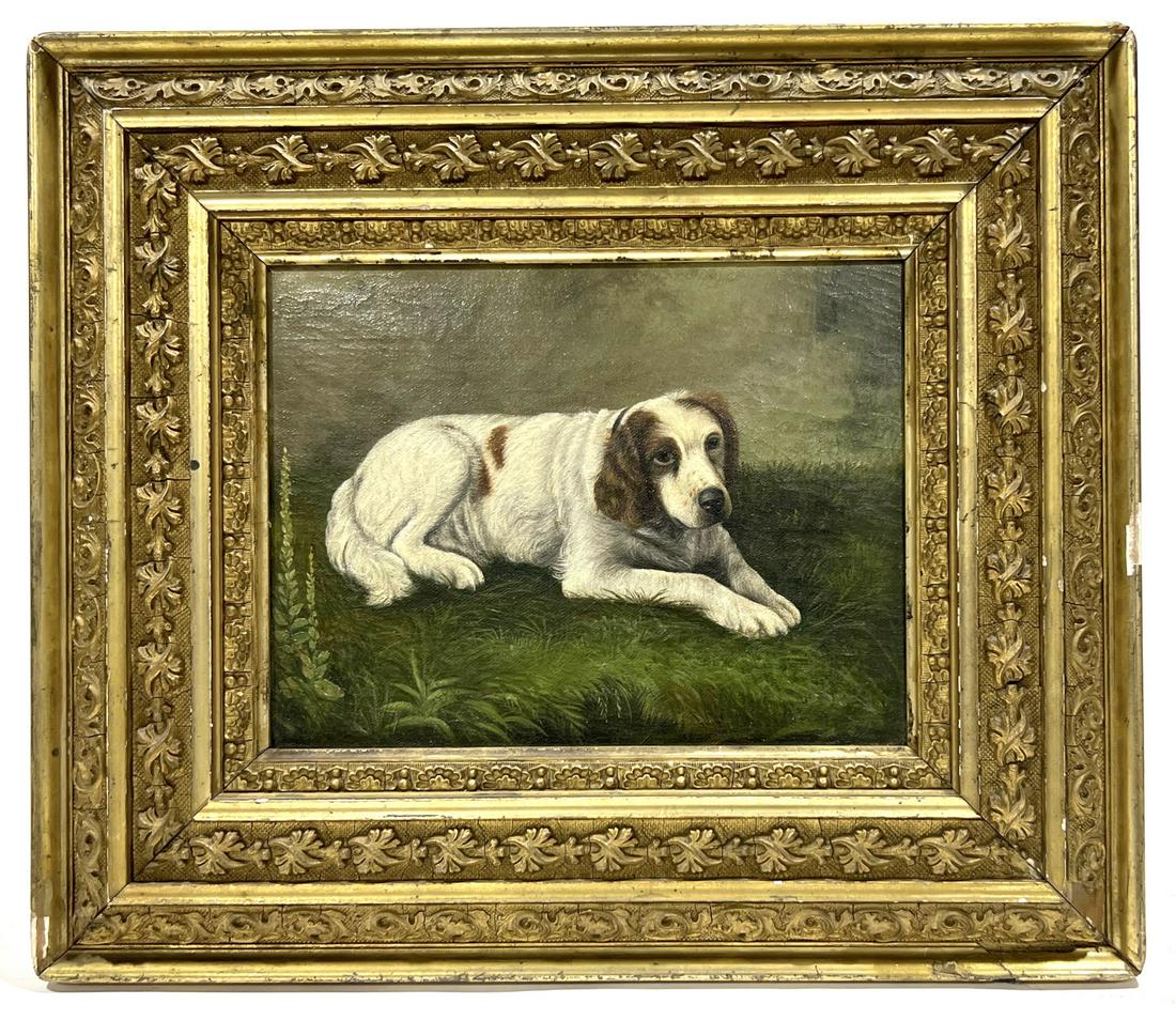 Folk Art Portrait of a Dog (1 of 3)