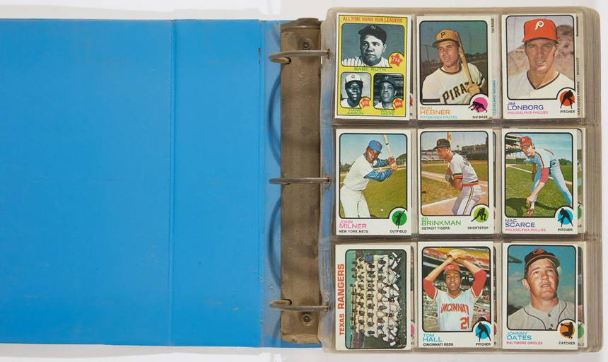 Binder Collection of Baseball Cards Mostly 1972 May 10, 2022 New Haven Auctions Fred