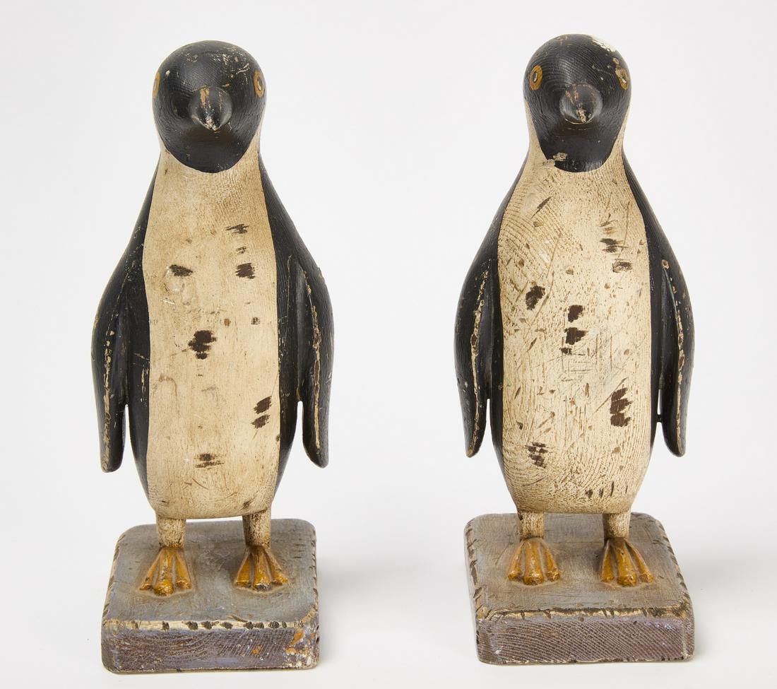 Pair of Folk Art Penguins (1 of 5)