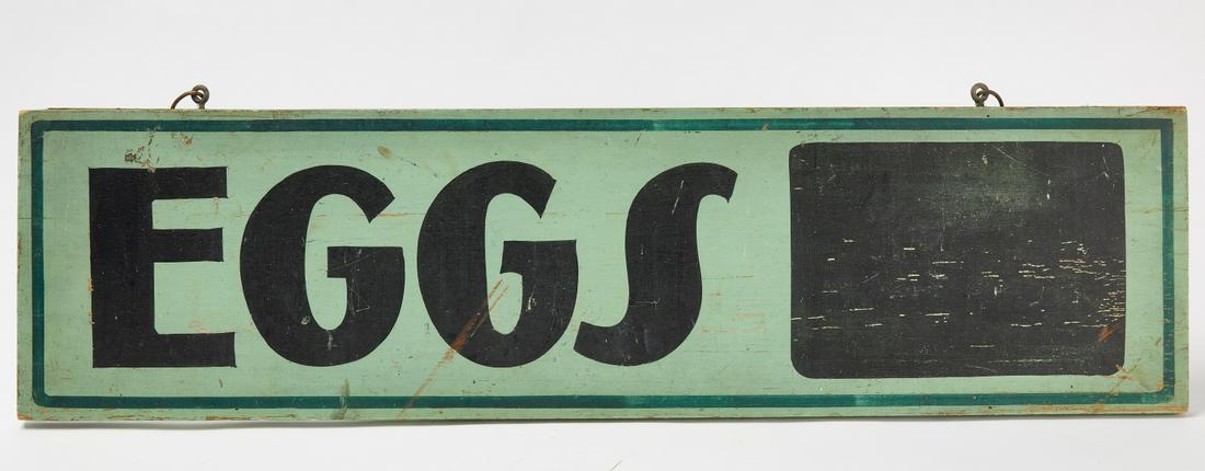Green Eggs Trade Sign (1 of 3)