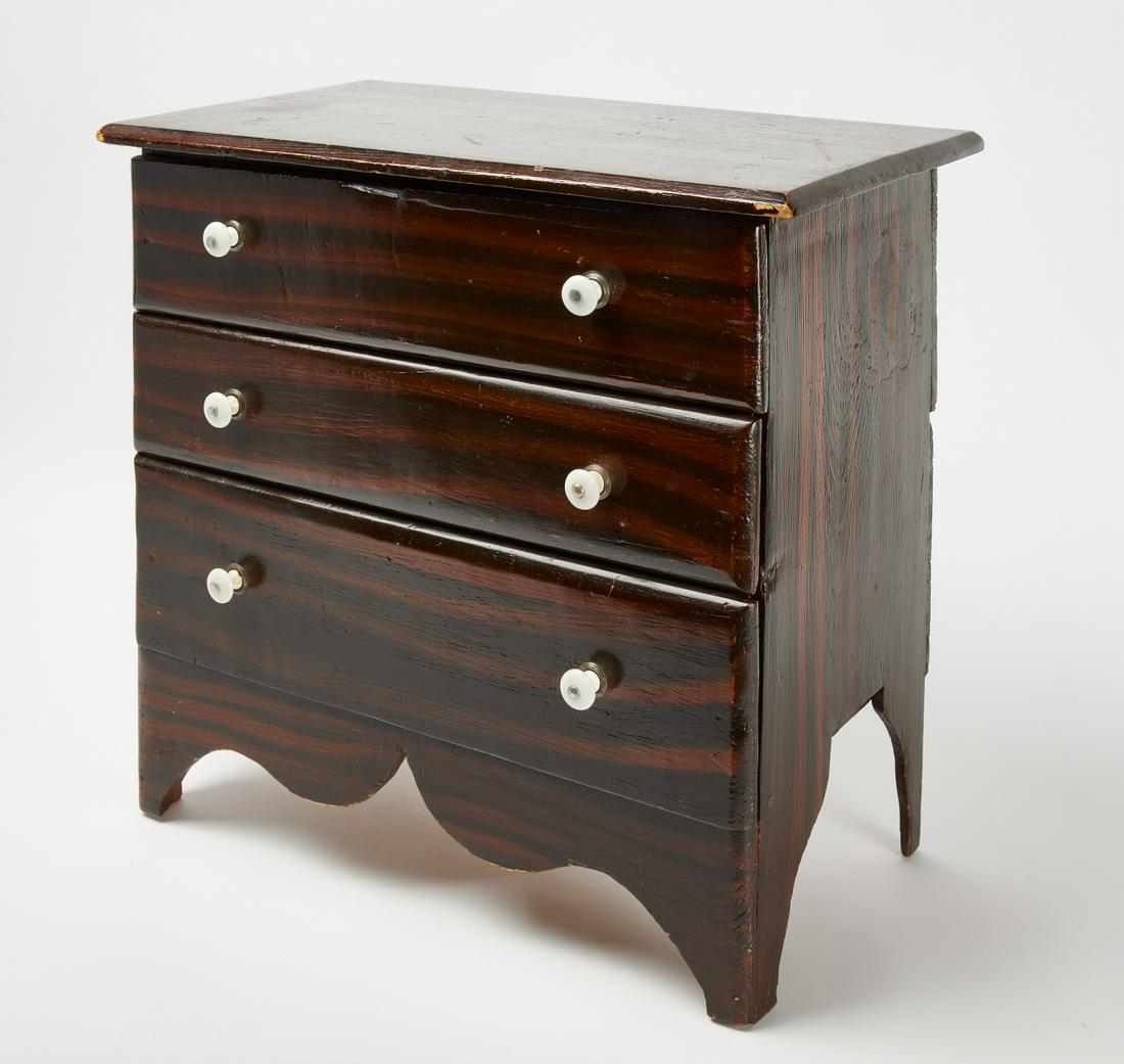 Three-Drawer Decorated Chest (1 of 6)
