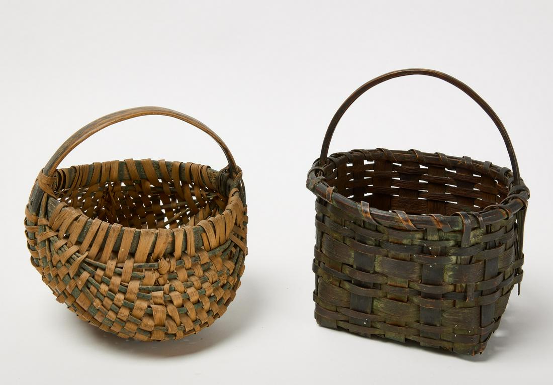 Two Small Splint Baskets (1 of 4)