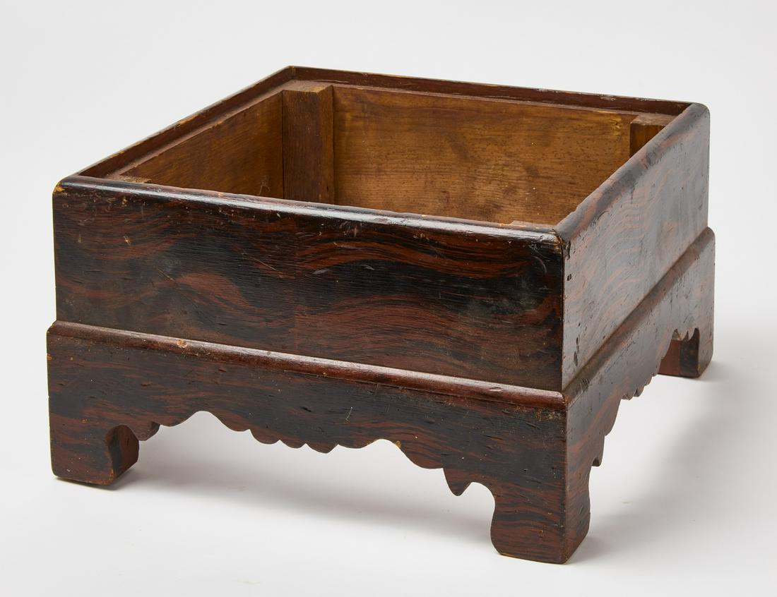 Paint-Decorated Footstool (1 of 2)