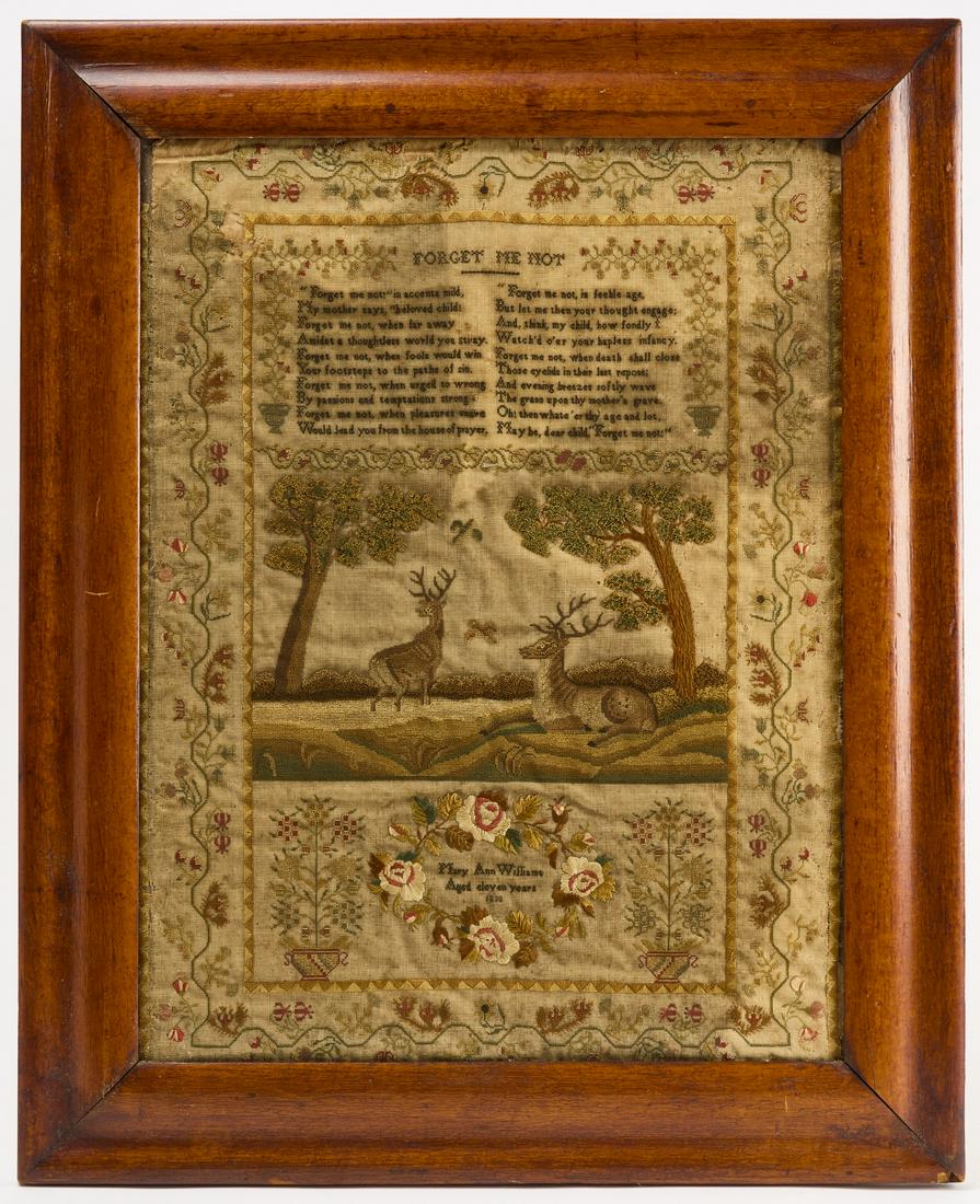 Mary Ann Williams - Needlework Sampler (1 of 3)
