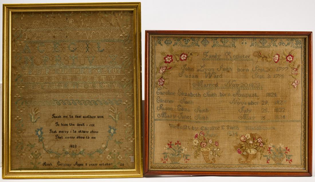 Two Needlework Family Registries (1 of 2)