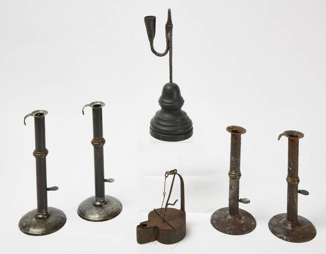 Early Lighting Lot (0211) on Sep 13, 2022 New Haven Auctions Fred