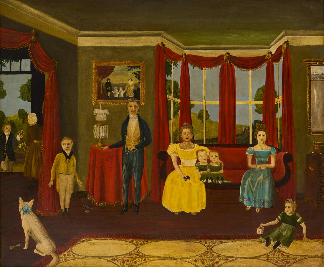 Painting of an Interior Domestic Scene (1 of 5)