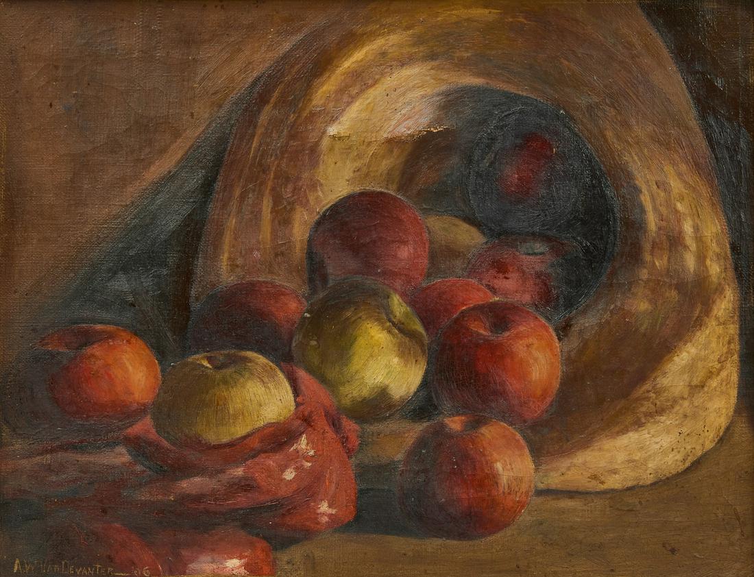 Still Life - Apples Signed A.W. Van Devanter (1 of 4)