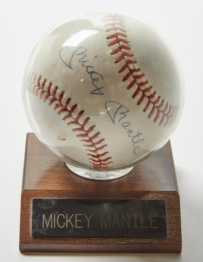 Signed Mickey Mantle Baseball (1 of 3)