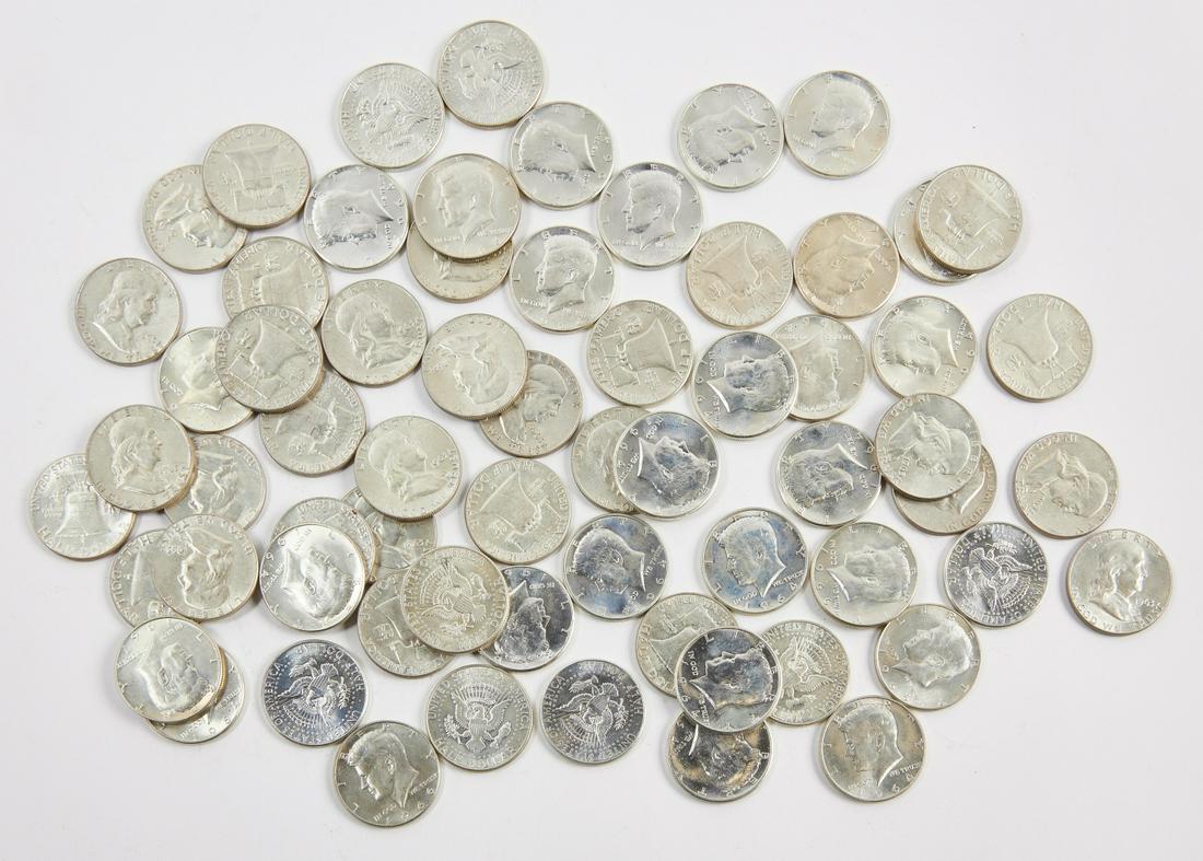 65 Silver Half Dollars (1 of 1)