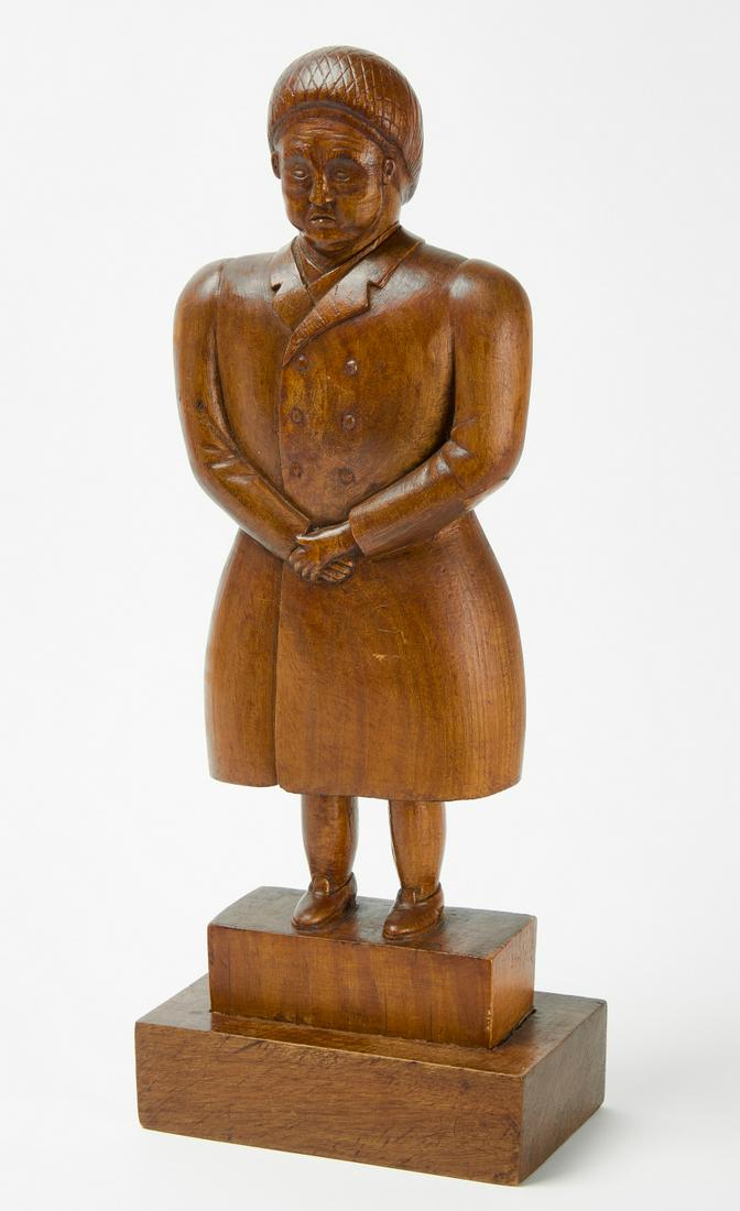 Folk Art Carving of a Lady (1 of 6)