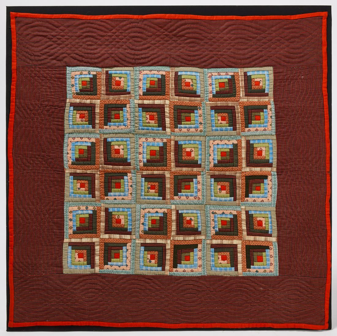 Log Cabin Crib Quilt Oct 22, 2022 New England Auctions Fred