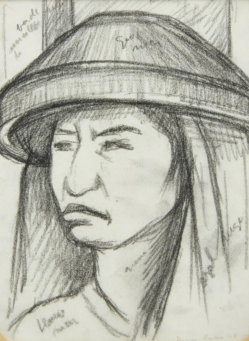 Diego Rivera in Gold Frame (1 of 6)