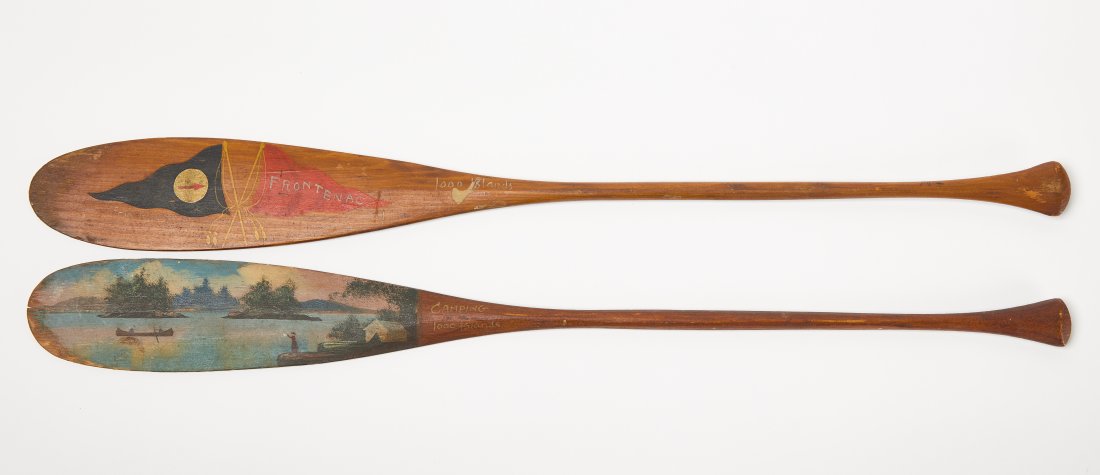 Two Painted Paddles (1 of 3)