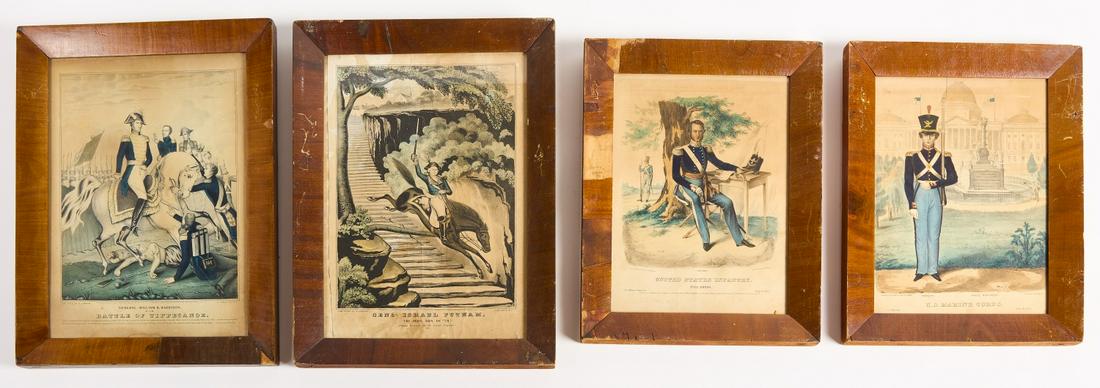 Group of Eight American Military Prints (1 of 2)