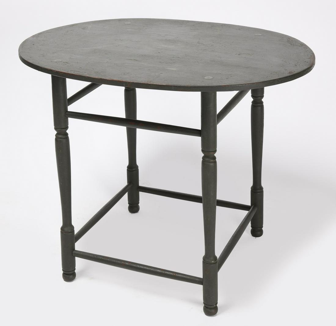 Dark Green Oval Table (1 of 1)