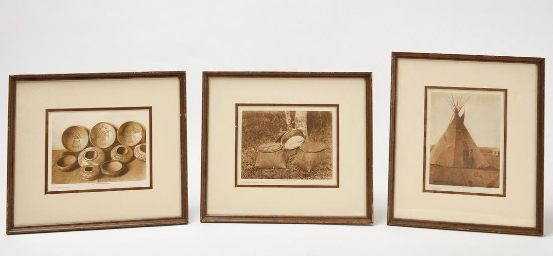 Three Framed Photographs by Curtis (1 of 4)