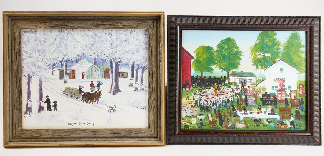 Emma Schrock - Two Paintings (1 of 1)