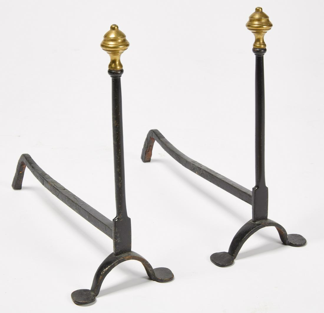 Pair of Early Andirons (1 of 2)