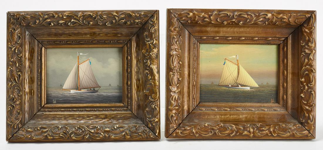 George Nemethy - Pair of Paintings (1 of 4)