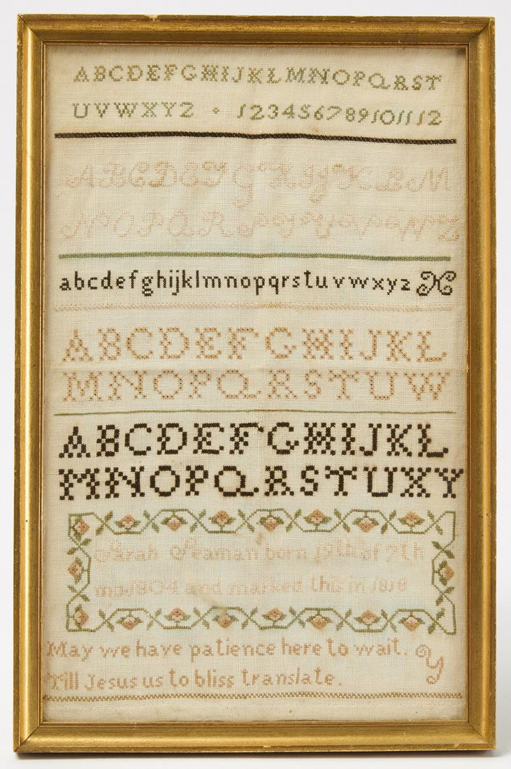 Four Needlepoint Samplers (1 of 4)