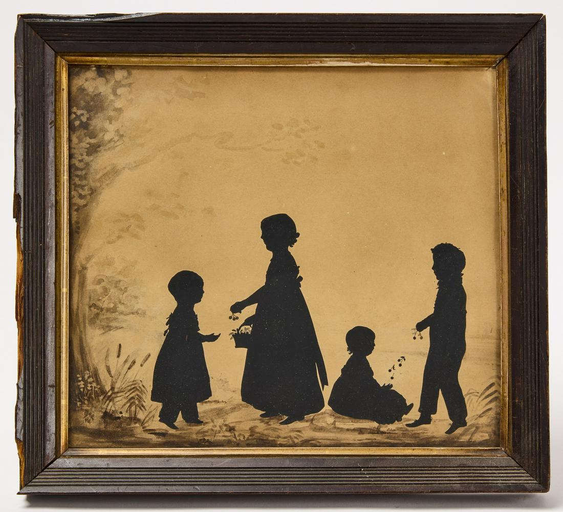 Silhouette Portrait of Children (1 of 2)