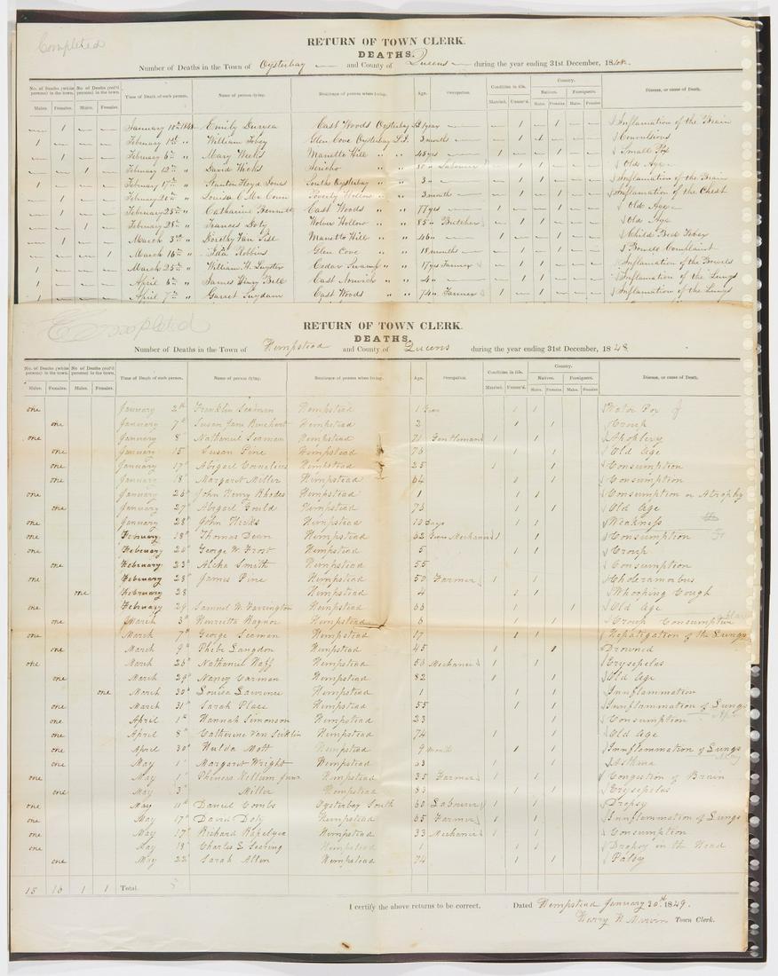 Old Death Certificates (1 of 9)