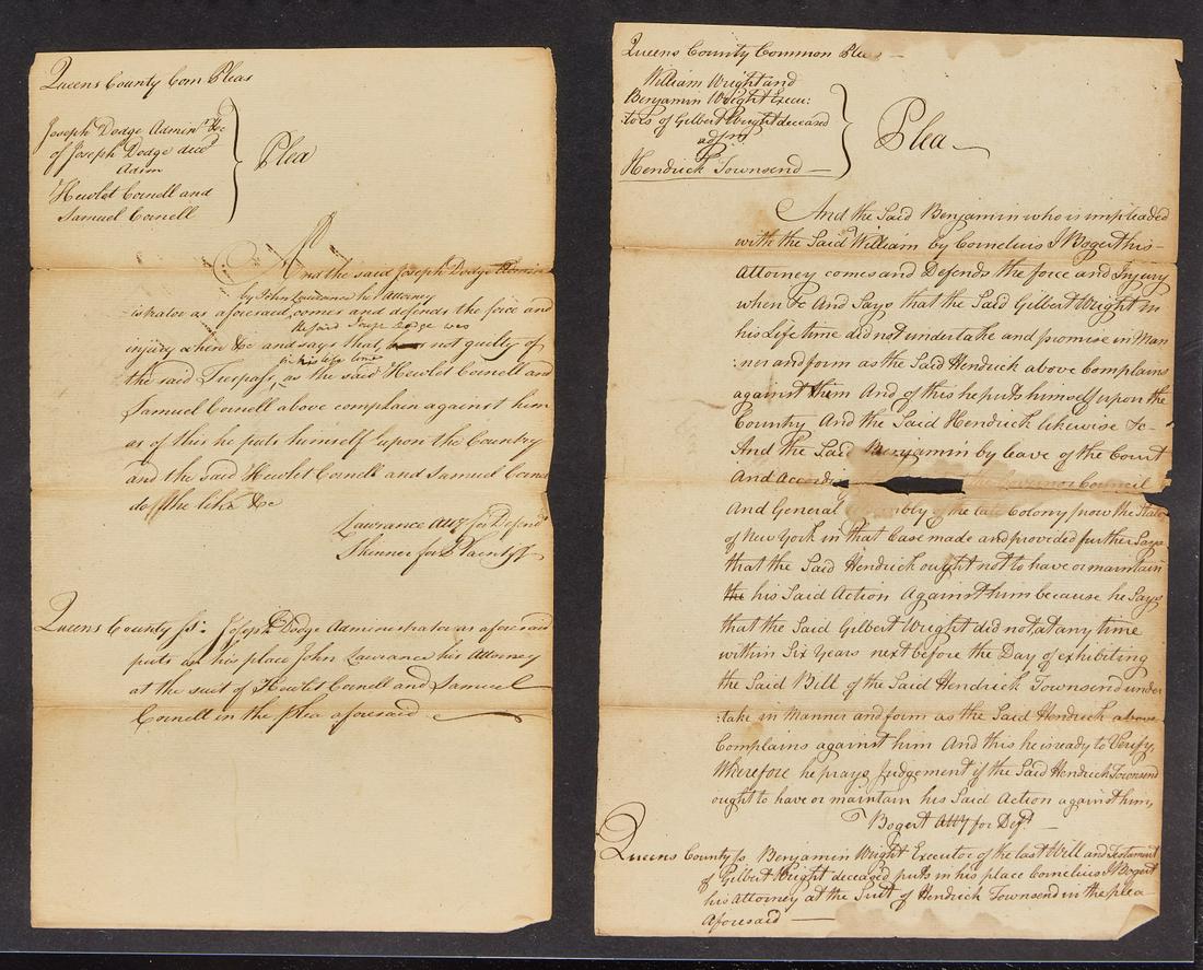 Large Lot of Queens County (NY) Court Documents (1 of 20)