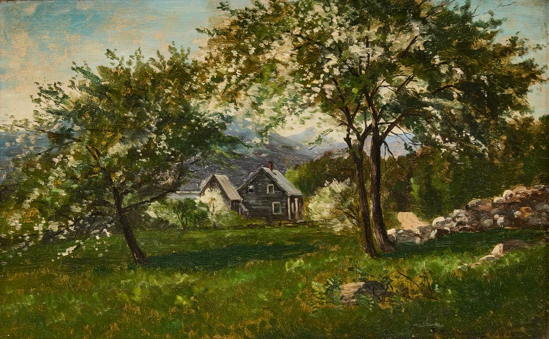 Frank H Shapleigh - Landscape with House in Field (1 of 4)
