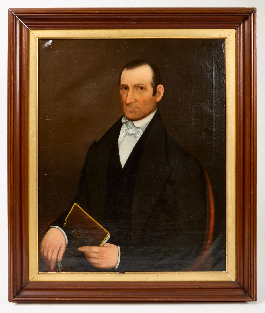 Ammi Philips - Portrait of Aaron Belden (1 of 2)