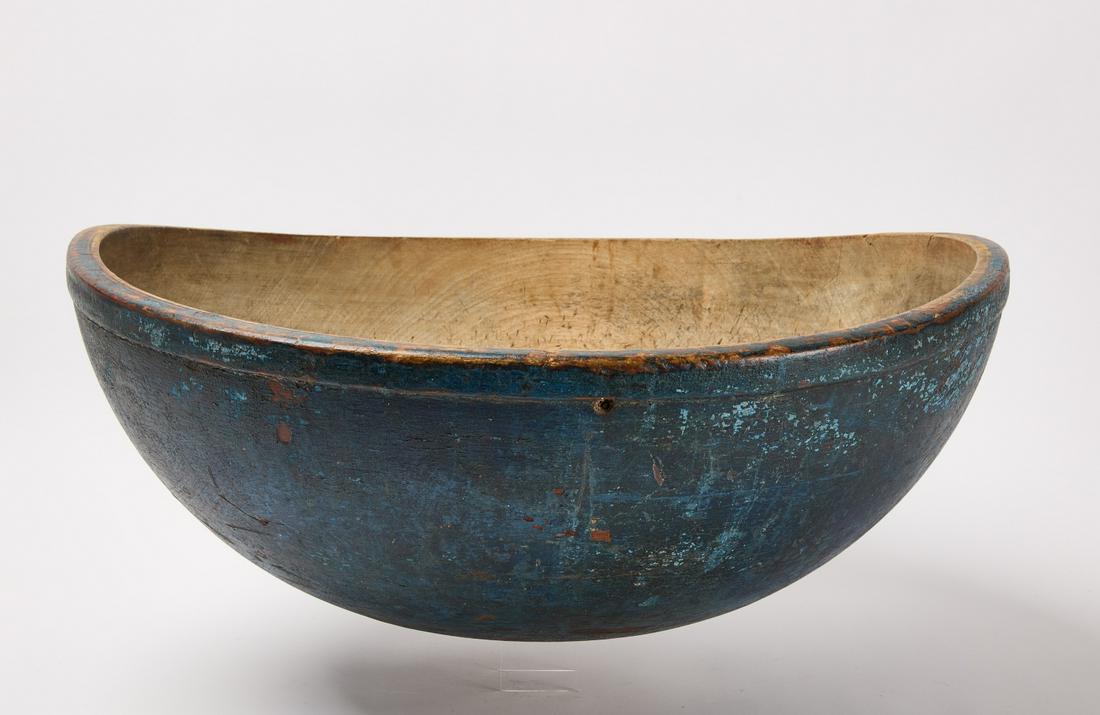 Large Treen Blue Bowl (1 of 5)