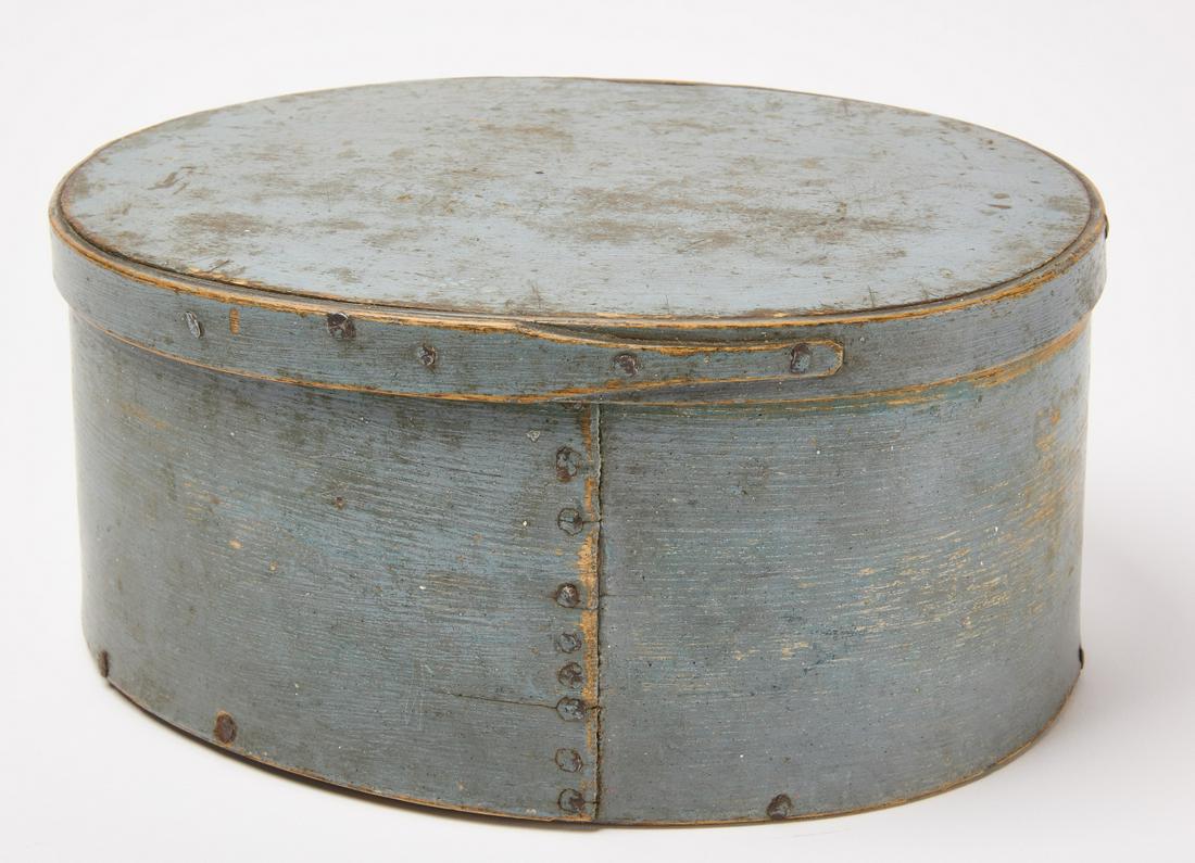 Oval Gray Storage Box (1 of 4)