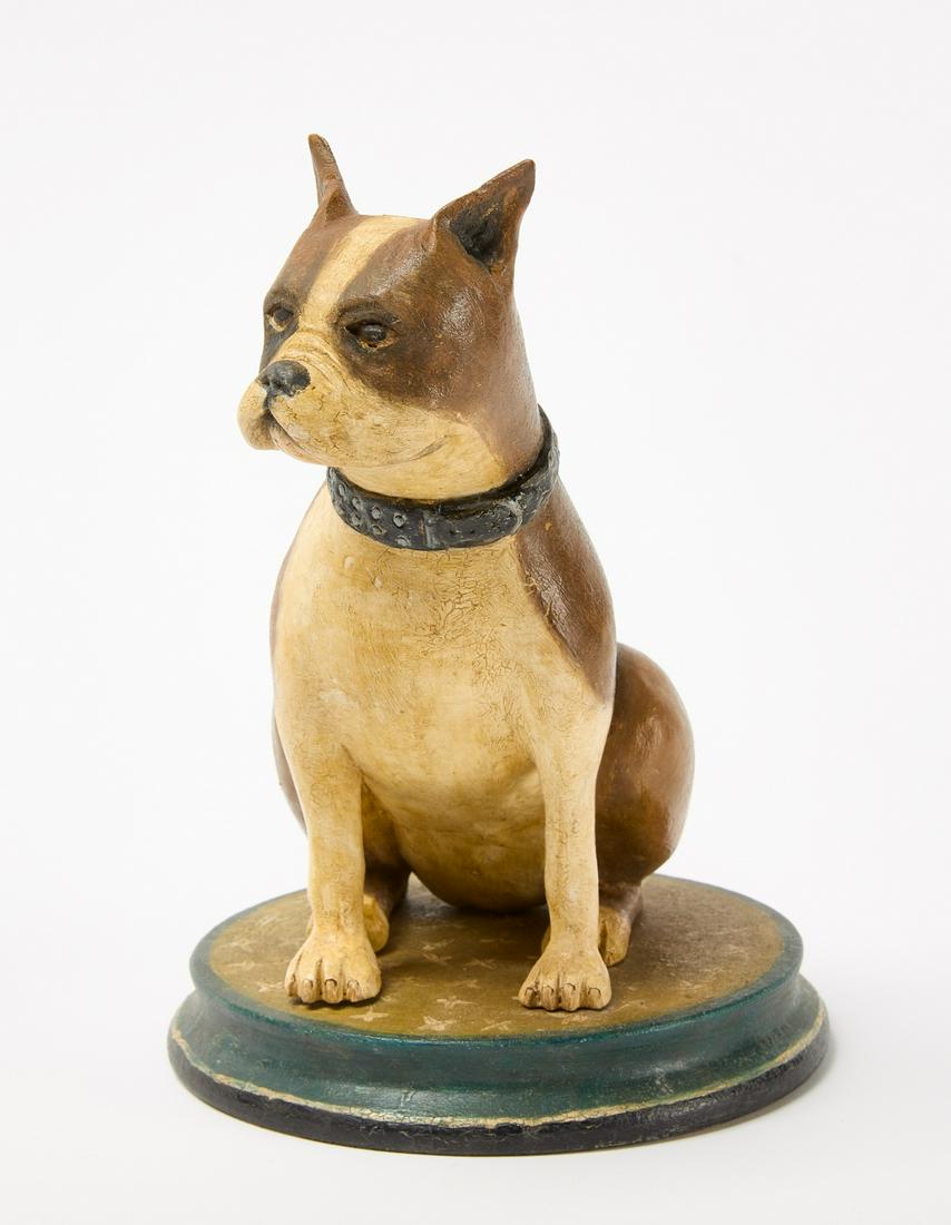 Frank Finney - Carved Boxer Dog (1 of 6)