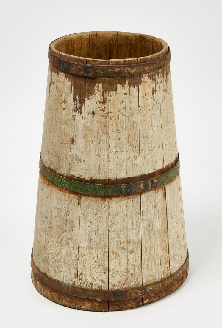 White Painted Churn Bucket (1 of 3)