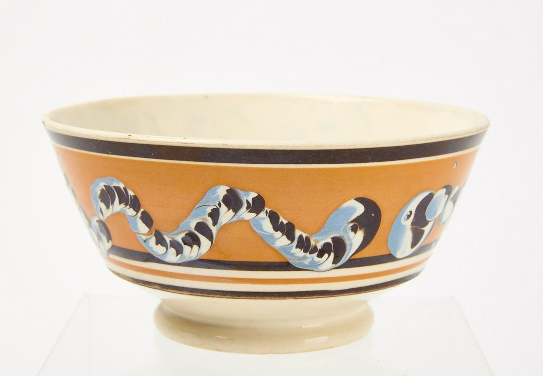 Earth Worm Mochaware Bowl (1 of 3)