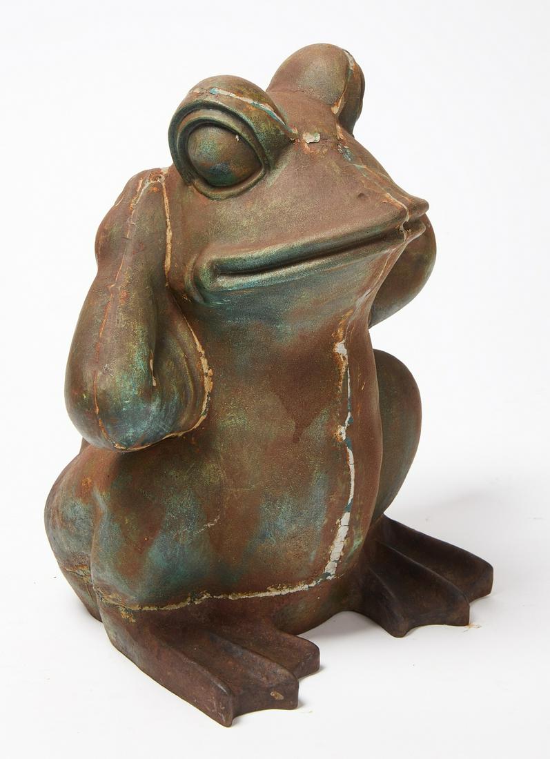 Oversized Cast Iron Frog (1 of 4)