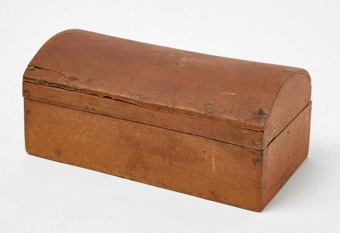 Dome-Top Document Box and Footstool (1 of 8)